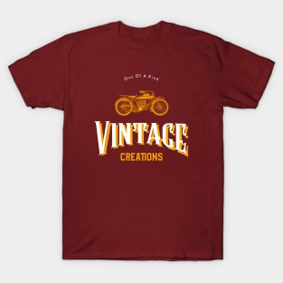 Motorcycle One of a Kind, Vintage, Creations T-Shirt